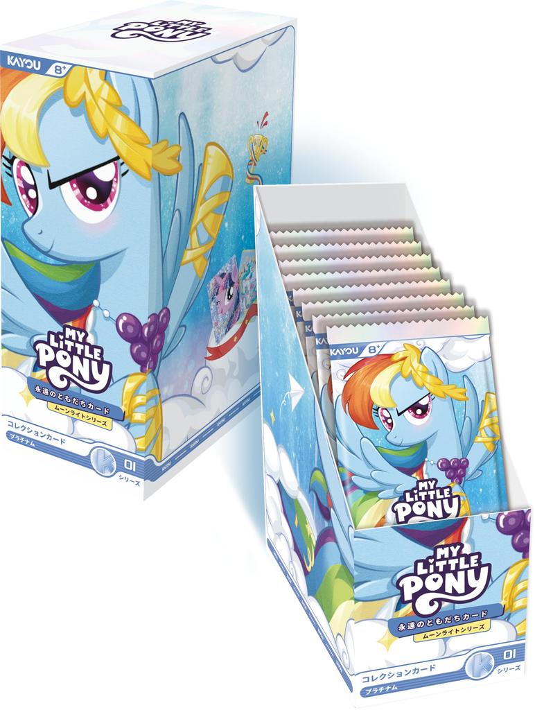 KAYOU My Little Pony - Карточки Вечные Друзья - Серия Лунный Свет - 001-JP (BOX) 10 пакетов
