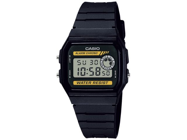 Casio Коллекция F-94WA-9JH Мужские часы Черные цифровые блистерная упаковка со светодиодной подсветкой НОВЫЕ