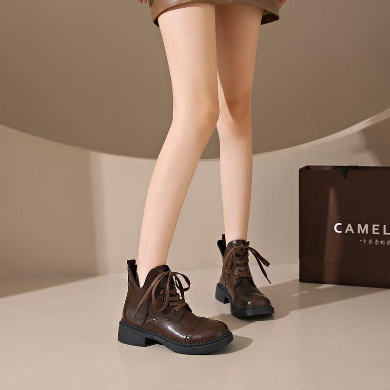 Премиальные черные универсальные ботильоны в британском стиле, взрывная новинка 2025 года, женские ботинки Мартина на толстой подошве с увеличением высоты, тонкие ботинки