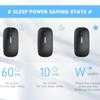 Беспроводная Bluetooth-мышь, световой дисплей с низким уровнем шума, эргономичная перезаряжаемая мышь для домашнего офиса, игры