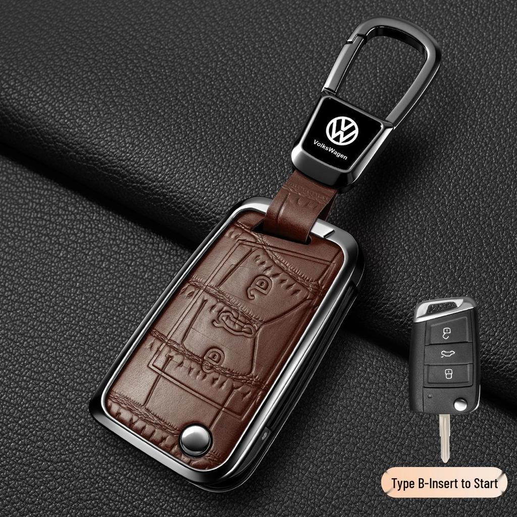 Чехол для ключа и защитный чехол с крючком для Volkswagen Passat 2017-2018.