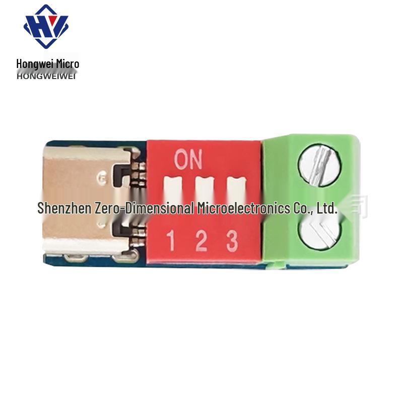 PDSink PD Decoy QC Fast Charge Test Board with Adjustable Voltage (5-20V) and DIP Switch Adjustment