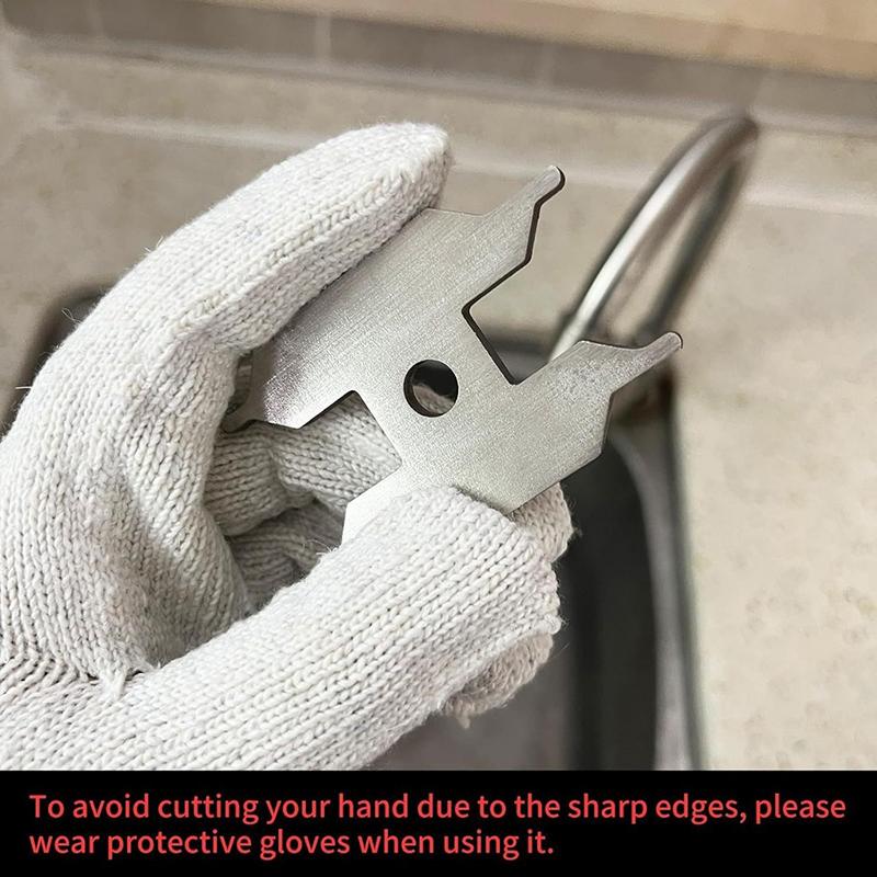 1PC stainless steel Universal Key For Cartridge Cover Easy To Replace Filter Household Faucet Filter Cover Removal Tool