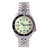 Tandorio SKX Diver 41mm Sapphire 200m Waterproof Green Luminous Dial NH36A Automatic Movement Watches for Men's Rotating Bezel