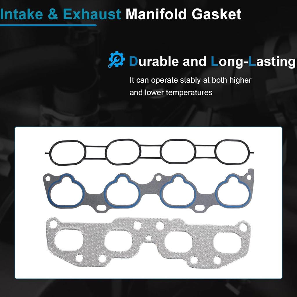 AUCERAMIC Cylinder Head Gasket Set Fit for 2007-2012 Nissan Sentra Altima 2014-2015 Nissan Rogue Select 2008-2013 Rogue MLS Valve Cover Gasket 2.5L