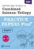 Книга Pearson REVISE AQA GCSE (9-1) Combined Science Higher Practice Papers Plus: For 2024 and 2025 Assessments and Exams (Revise AQA GCSE Science 16)