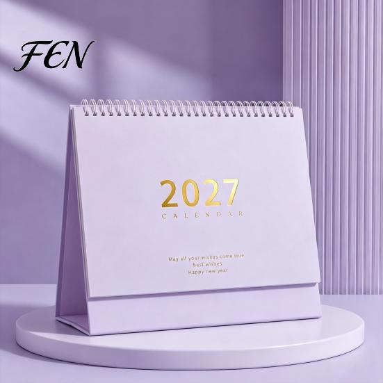 Stable Triangular Base Calendar Desk 2026-2027, Oct 2026-Dec 2027 14-Month Calendar, Large Gift for Colleagues Desktop Planning, Organizing in Family,