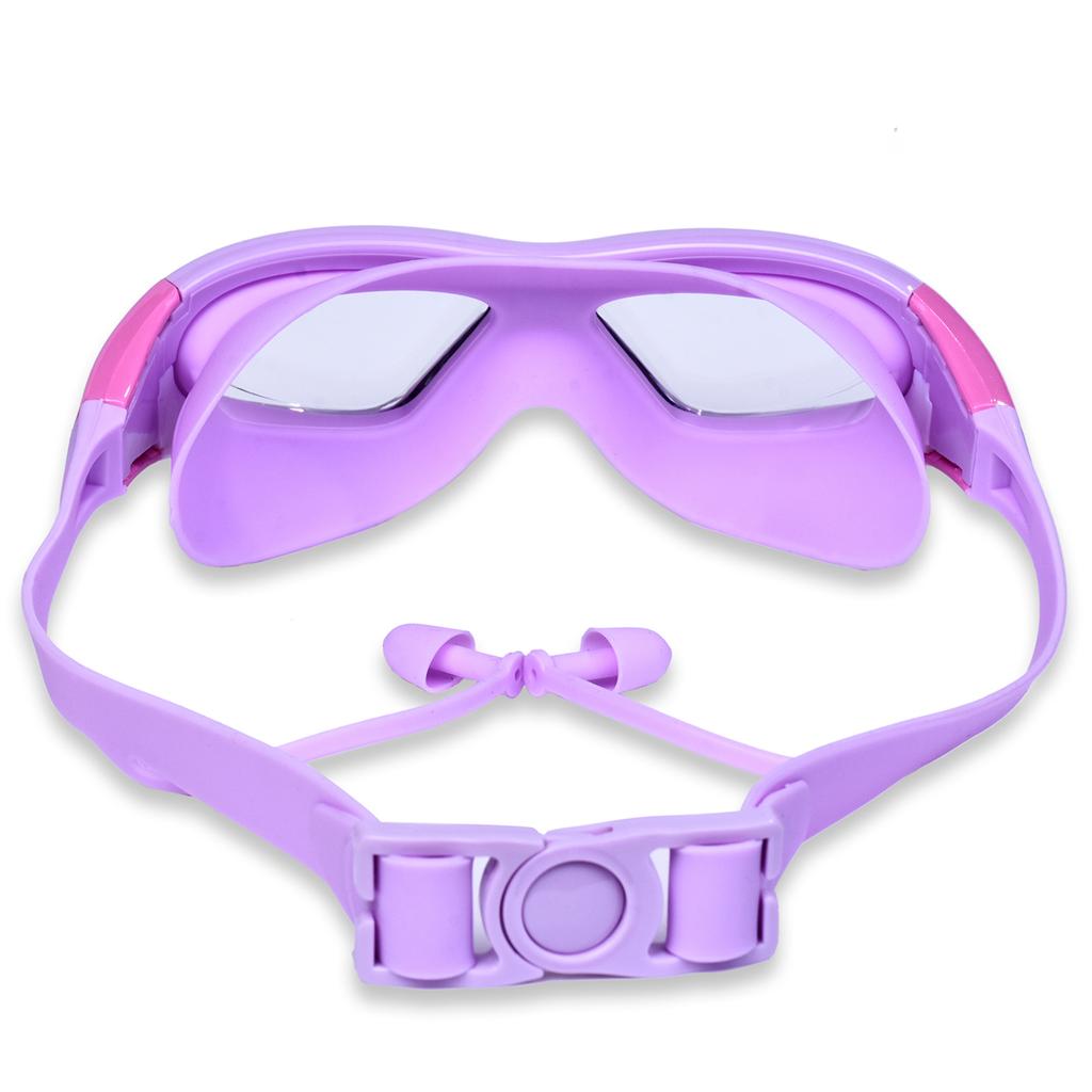 High-definition Kidsren's Swimming Goggles For Boys And Girls Anti-fog Swimming Goggles Large-frame Goggles Comfortable Silic