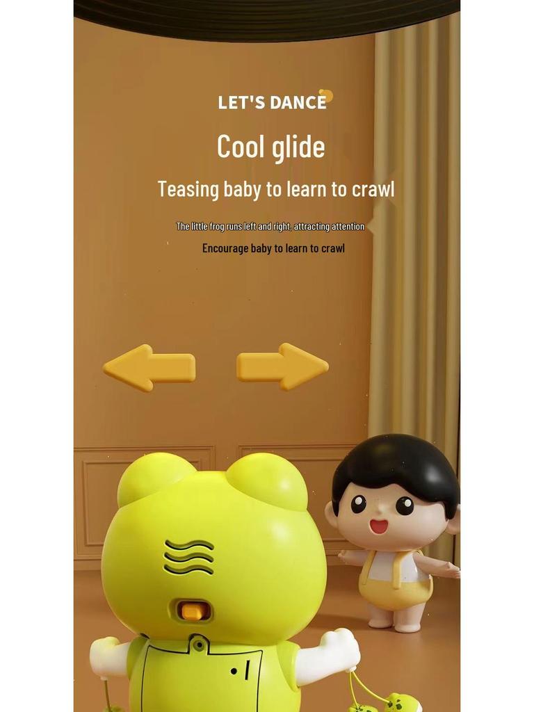 Танцующая лягушка-робот игрушка со светом и музыкой - развивающий подарок для детей