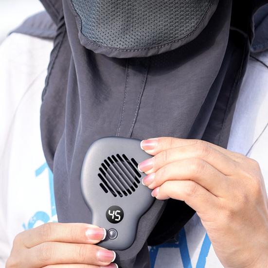 Sun Hat with Smart Fan Ventilation 360-Degree Sun Protection Adjustable Face Guard Shawl Design Outdoor Hat