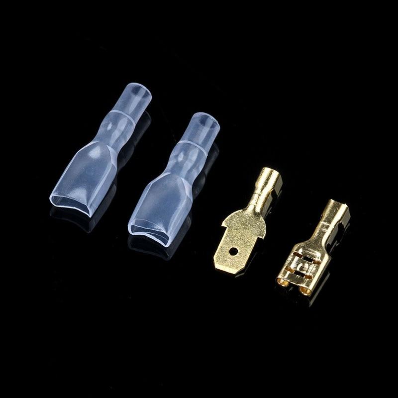 270 шт. изолированный разъем мужского и женского проводов 2,8/4,8/6,3 мм электрические обжимные клеммы для проводов лопастные разъемы