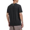 Under Armour Футболка с круглым вырезом Project Rock Animal Print, мужские топы, черная 1383224-001
