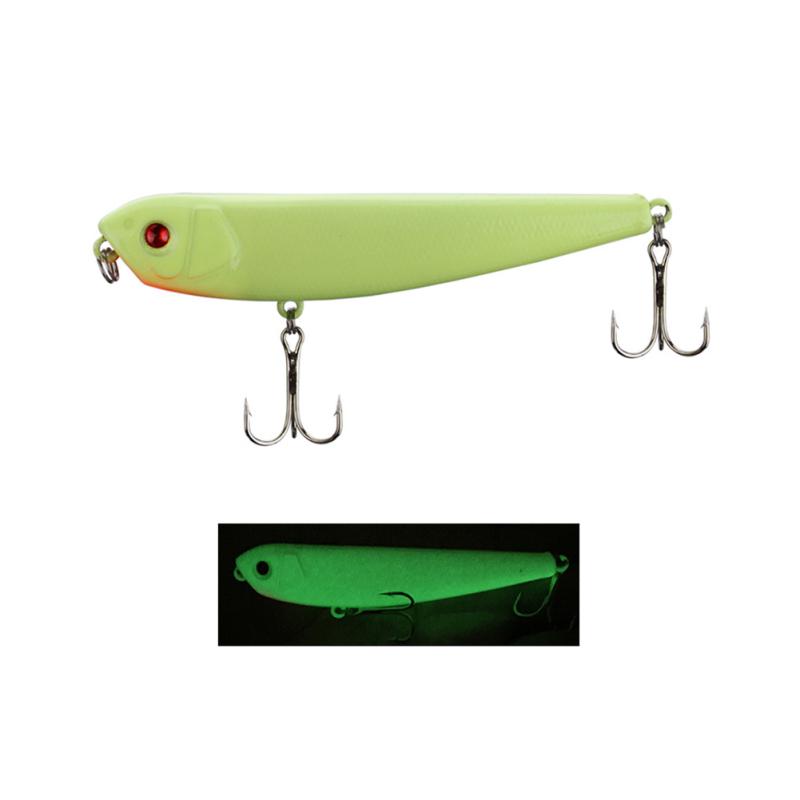 Luminous Night Fishing Hard Bait Crank Bait Wobbler with Noctilucent Effect Fish Lure Fishing Tackle