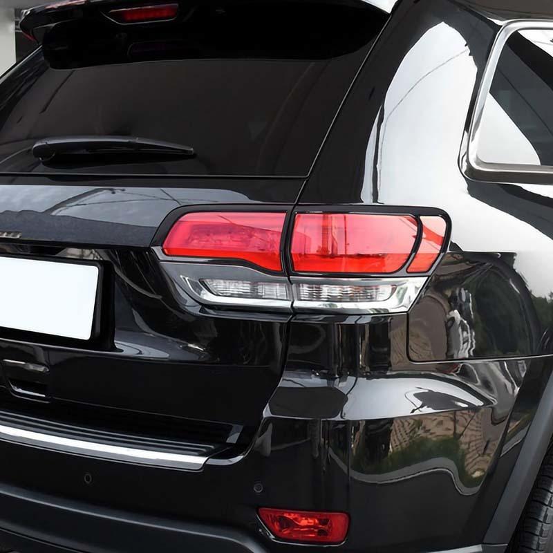 Декоративные наклейки на задние фонари автомобиля для Jeep Grand Cherokee 2014-2020, внешние аксессуары для автомобиля, АБС-пластик
