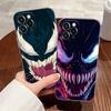 Прозрачный чехол для телефона Marvel с головой Венома для iPhone 17 Pro Max 17E 11 12 13 14 15 16 Pro Max 15 Plus 17 Air 16E 7 XS Мягкая крышка