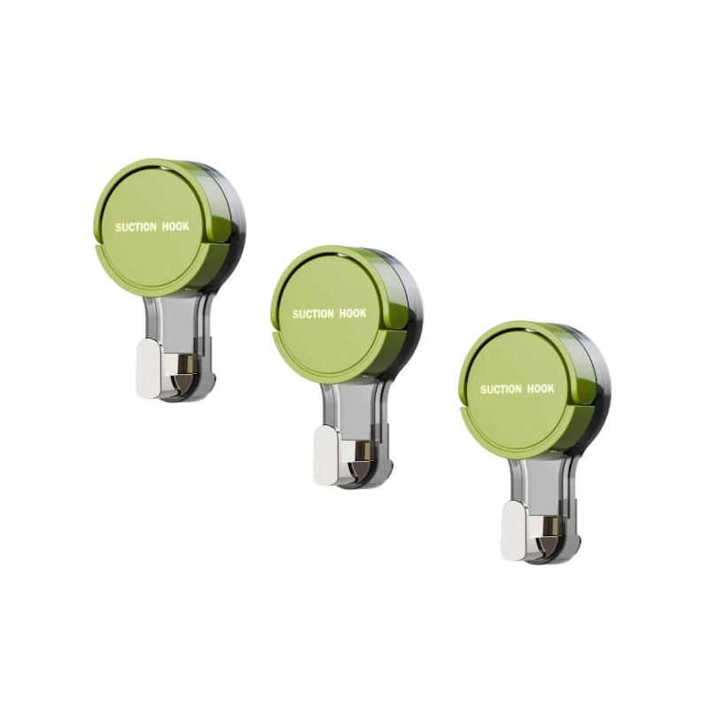 1-3 шт. Крючок на присоске Многоразовый Сильный Вакуумный Крючки на присоске для ванной комнаты Водонепроницаемая Вешалка для полотенец Вешалка для одежды Крючок Аксессуар