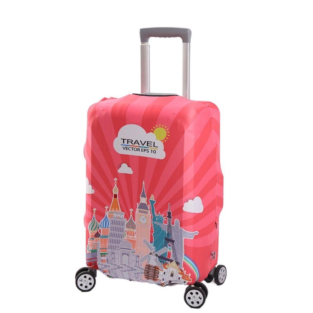 3D защитный чехол для багажа с рисунком животных, чехлы для чемоданов, новый чехол для чемодана на колесиках