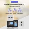 Mini USB WiFi Adapter 150m 2.4G Bluetooth 5.0 Portable Wireless Network Card Adapter For PC Laptop Windows 10/11 Driver Free