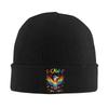 FCawF Quote Rooster Meme Bonnet Hats  Beanie Hats Winter Graphic Knit Hat Casual Men Women Kpop Elastic Cap