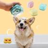 Bathroom Puppycat Washing Massage DispenseAr Grooming Shower Brush Soft Silicone Dog Brush Pet Shampoo Massager Bath Brush