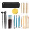 With a Storage Bag Polymer Clay Tools Modeling Clay Tools Kits Clay Sculpting Ball Stylus Dotting