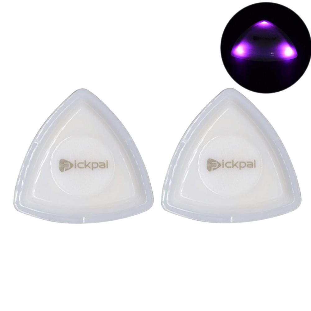 Guitar Touch Luminous Pick LED светящийся медиатор для гитары музыкальный струнный инструмент светящийся плектр для бас-электрогитаристов