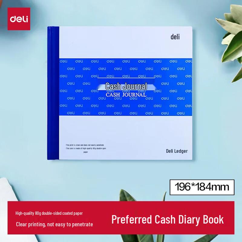 Deli 24K Standard Cash Journal Ledger