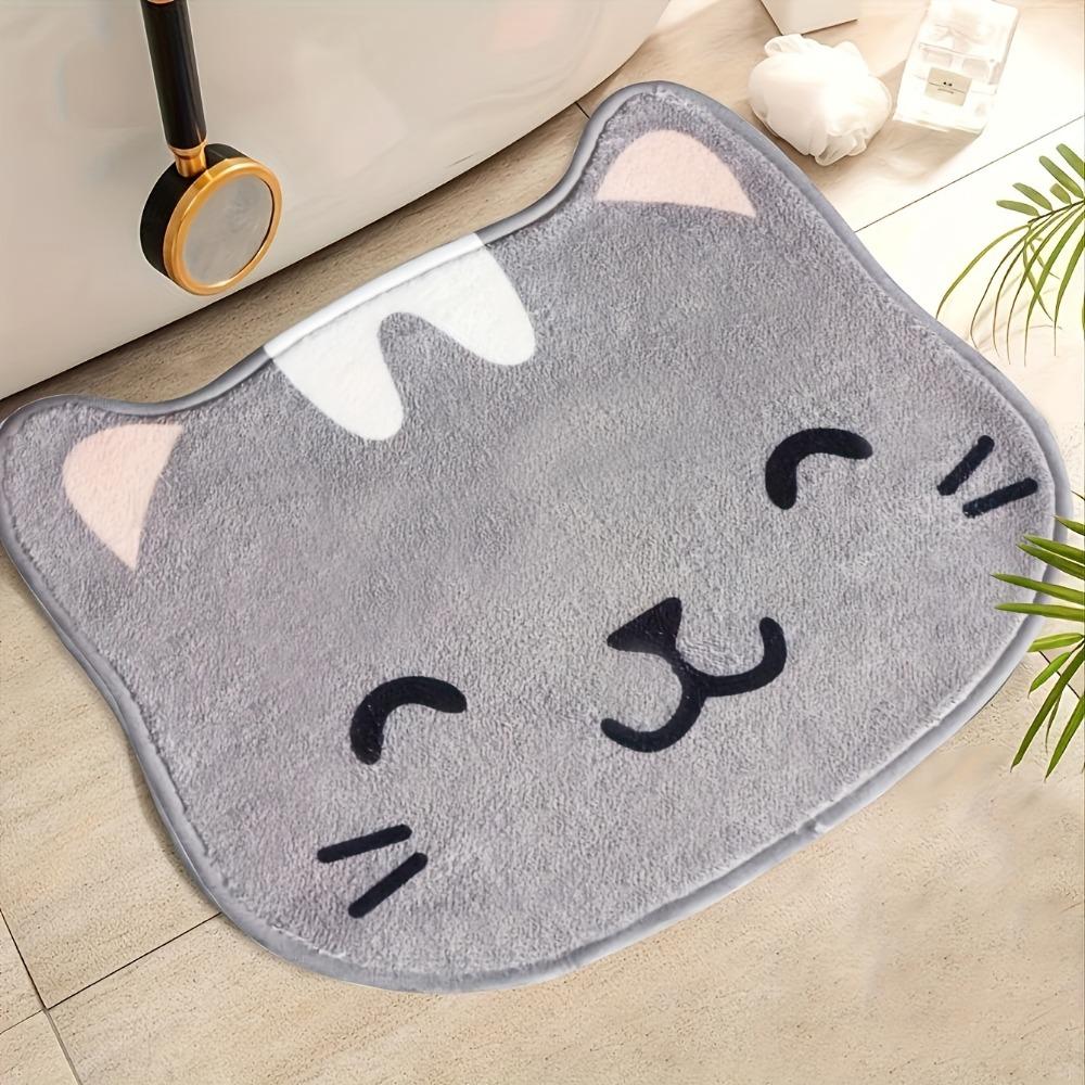1 шт., милый нескользящий коврик для ванной, напольный коврик для ванной комнаты, очень мягкий коврик для ванной в форме животного, нескользящий удобный коврик для ванной комнаты с мультяшными животными