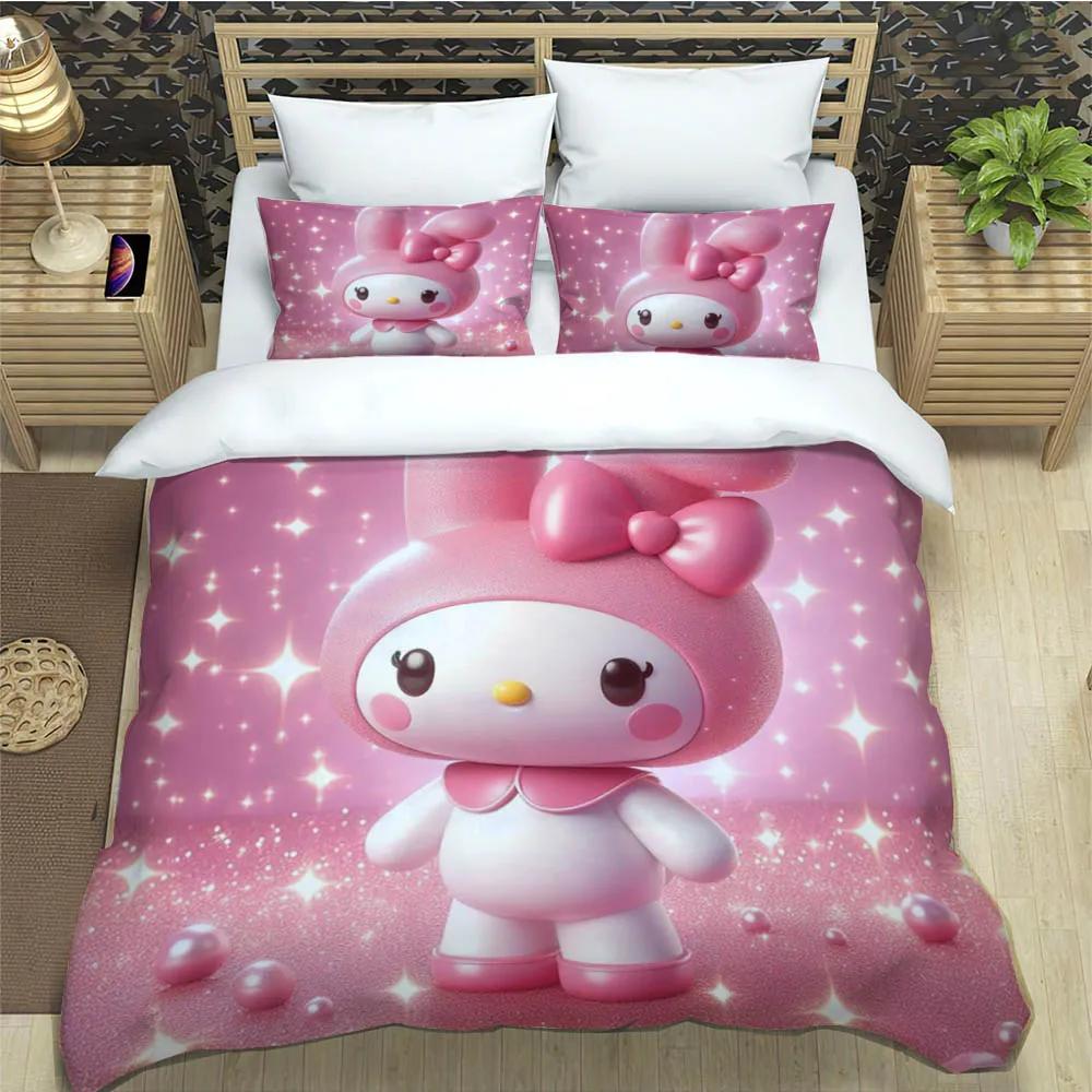 Милый комплект постельного белья My Melody изысканная наволочка Детский пододеяльник комплект одеяла постельное белье роскошный подарок на день рождения
