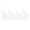 4Pcs Plastic DIY Finger Picks Protector Accessory for Guitar Bass Ukulele Mandolin