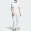 adidas Женская полосатая свободная футболка для гольфа с коротким рукавом Climacool tops KD7210