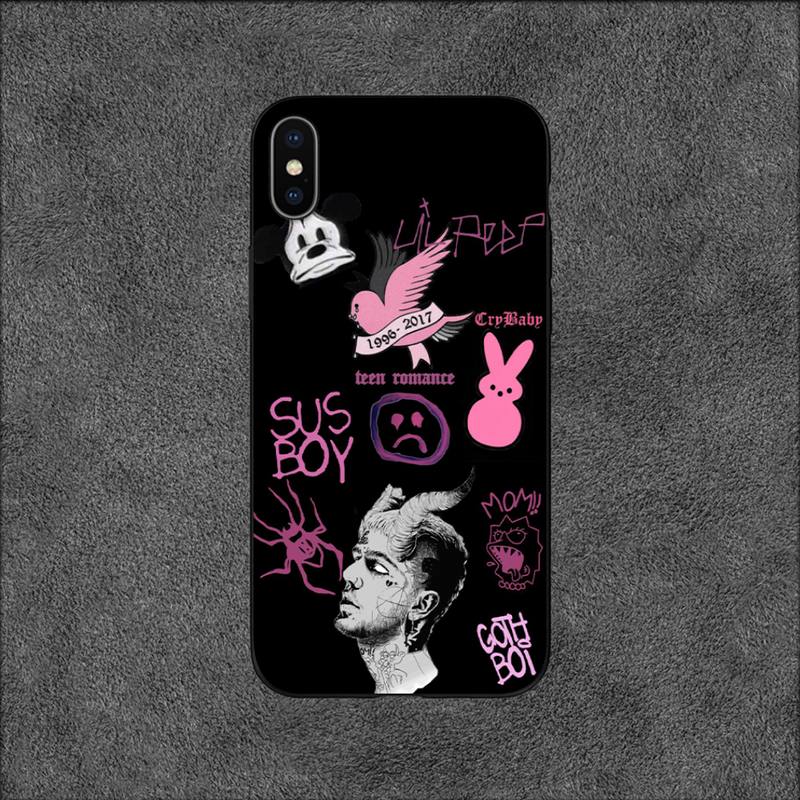 Lil Peep Рэпер iPhone Samsung Galaxy Redmi Xiaomi Note S A 16 15 14 13 12 11 20 21 22 23 53 54 Pro Plus Ultra Силиконовый чехол