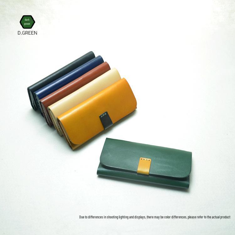 "25 Чехлов для очков из натуральной кожи - Контрастный цвет, Магнитная застежка, Коровья кожа растительного дубления, Ультратонкий дизайн"