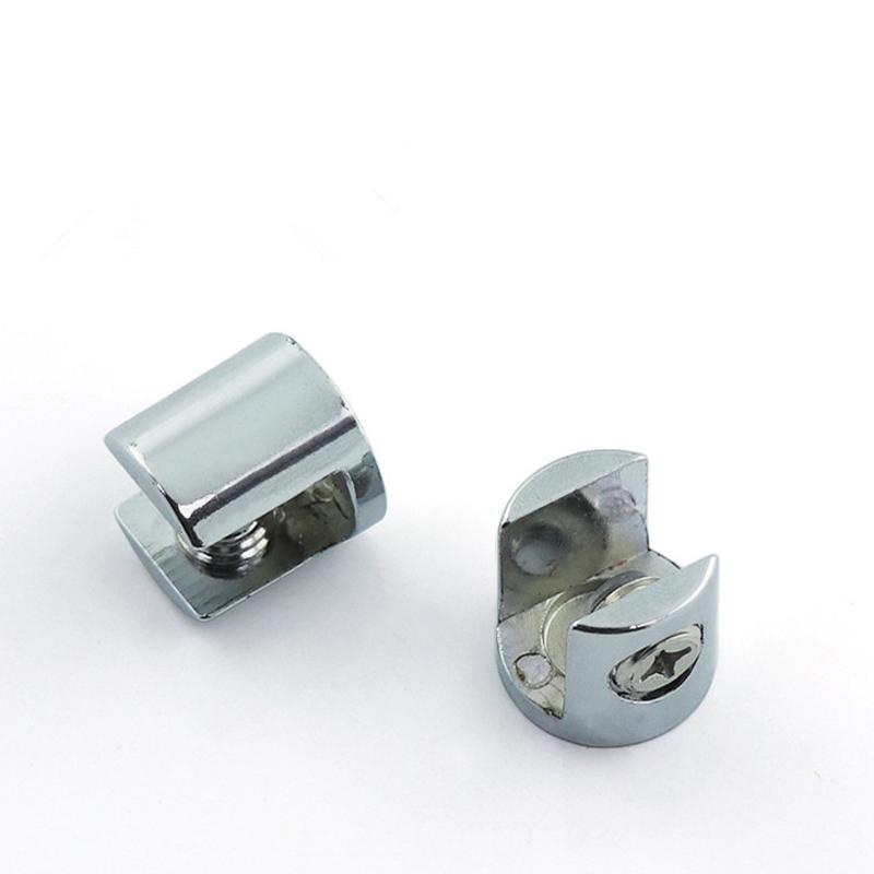 4 шт. Стеклянный зажим, стеклянные кронштейны с покрытием из цинкового сплава, хромированная отделка, держатель для полки, опорные кронштейны, зажимы для 6-8 мм/ 8-10 мм/ 10-12 мм