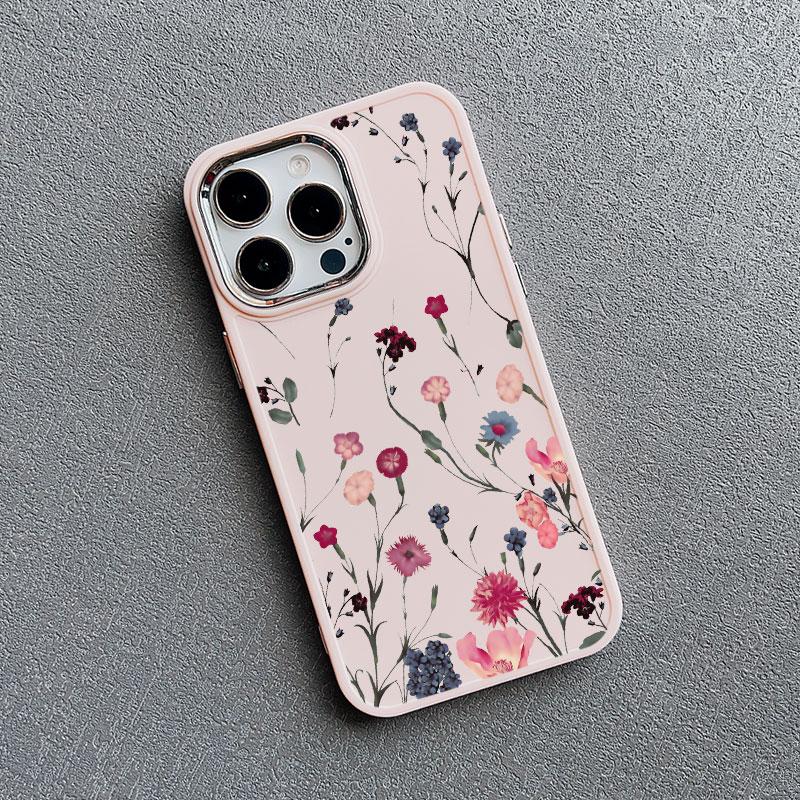 Цветочный Роскошный Силиконовый Чехол Для Телефона Для iphone 13 12 Pro Max 15 7 8 plus X XR XS 11 14 Pro Max Ударопрочный Мягкий Чехол Fundas