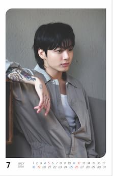 Товары Чонгука 2026 Большой настенный календарь (ЧОНГКУК)BD