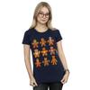 Marvel Womens/Ladies Avengers Christmas Gingerbread Cotton T-Shirt