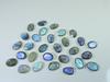 10X14MM натуральный лабрадорит огранка шахматная овальная кабошон драгоценный камень 29 шт лот LM-1210