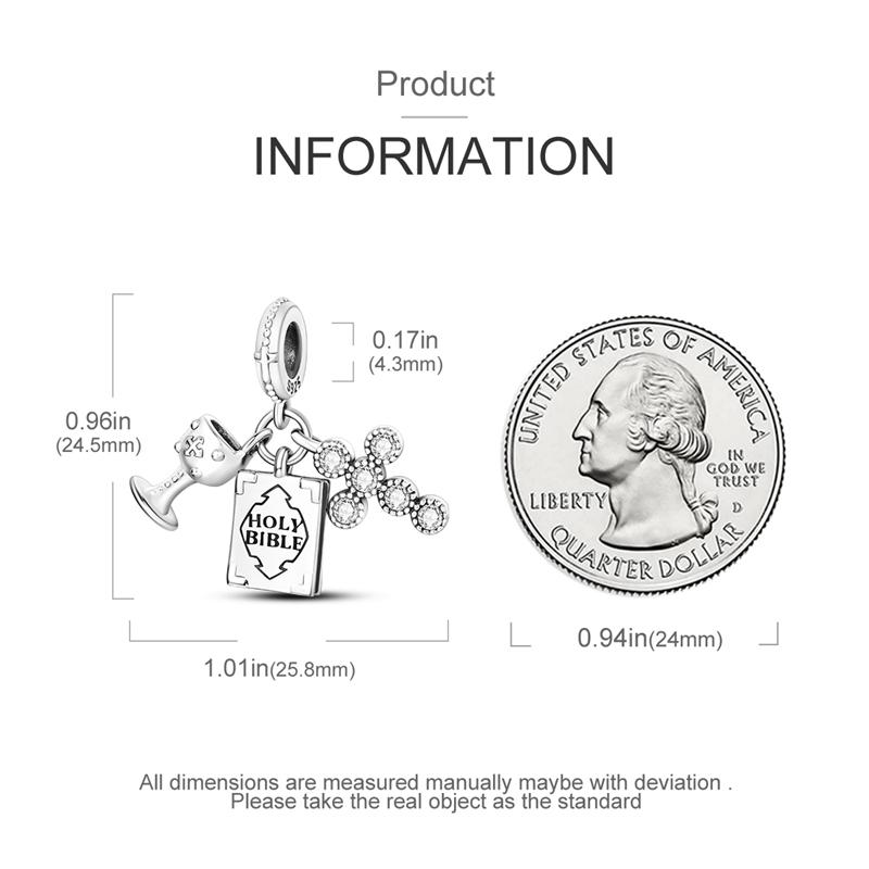 Оригинальные подвески Charmscopper Святой Грааль Распятие Fit Charms Браслеты Platabracelets Для Женщин Изготовление Украшений Изысканные Подарки