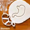 Halloween Skull Brain Organs Cookie Cutters Plastic 3D Cartoon Pressable Biscuit Stamp Chocolate Mold Cake Decorating Tools