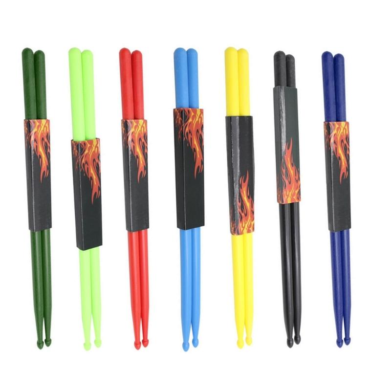 1 пара классических нейлоновых пластиковых барабанных палочек для детей и взрослых, набор барабанных палочек 5B