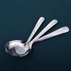 Stainless Steel Soup Spoon Chinese Stainless Steel Children's Rice Spoon Flat Spoon Kitchen Tableware