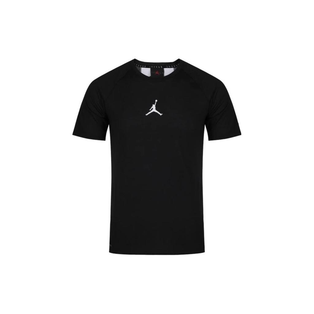 Jordan Футболки Мужские Черные С Круглым Вырезом Умеренный Прямой Крой 889714-013