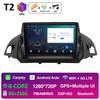 Смарт-система GPS-навигация для Ford C-MAX Kuga 2 Escape 3 2012 2013 2014 2015 - 2019 Беспроводной Carplay QLED IPS экран Головное устройство