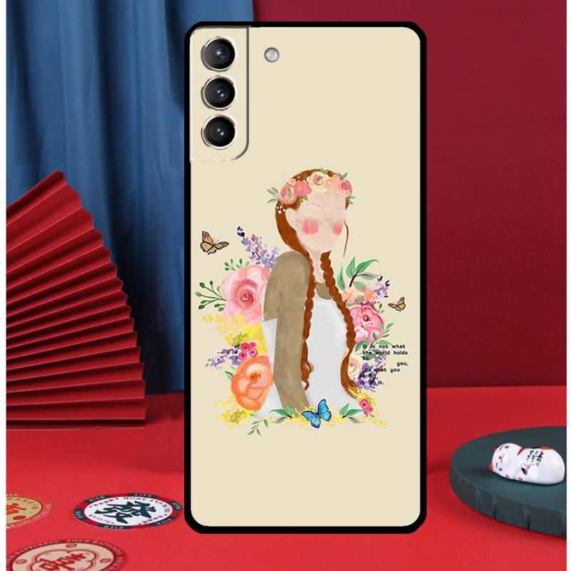 Чехол для телефона Anne with an E для Samsung Galaxy S24 Ultra S9 S10 S20 FE S21 S22 S23 Plus S25 Ultra Задняя крышка