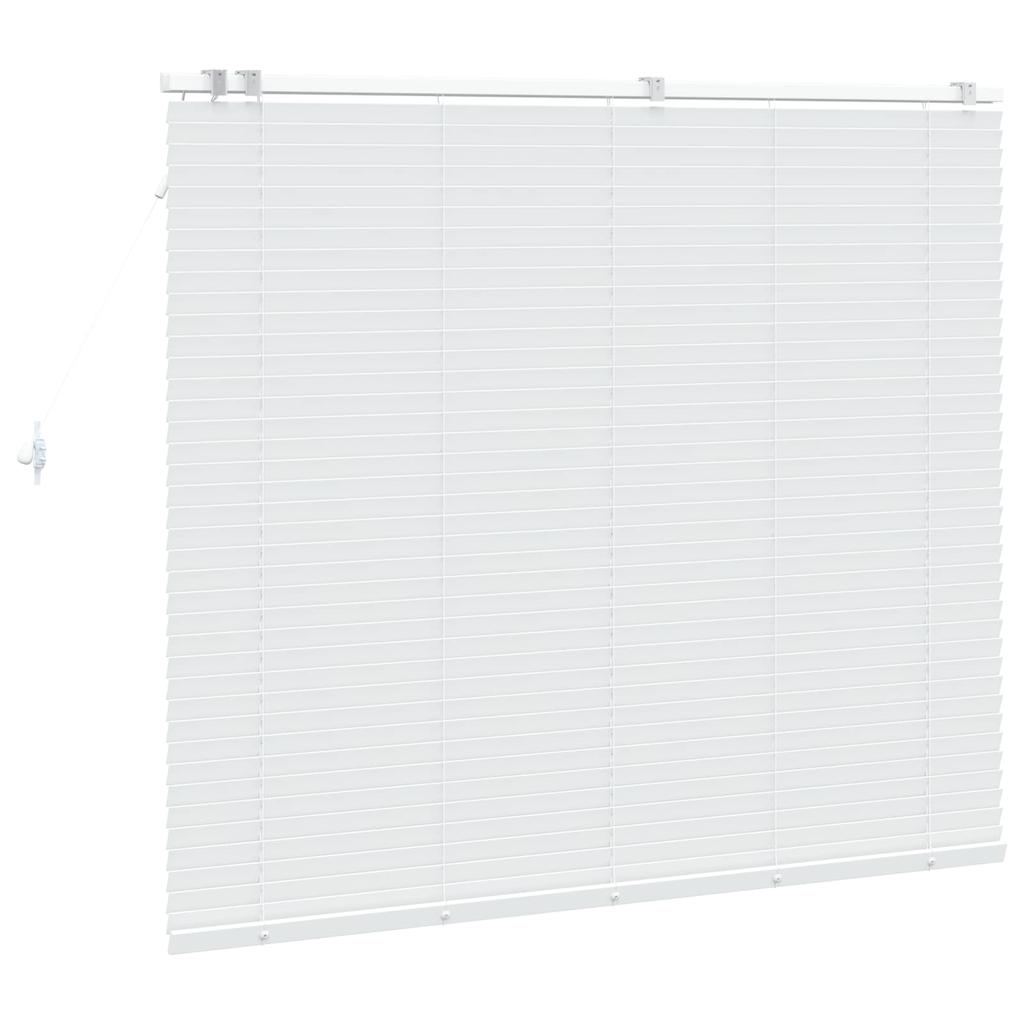 Louver Blinds White 145 x 130 cm 35 mm Solid Paulownia Wood