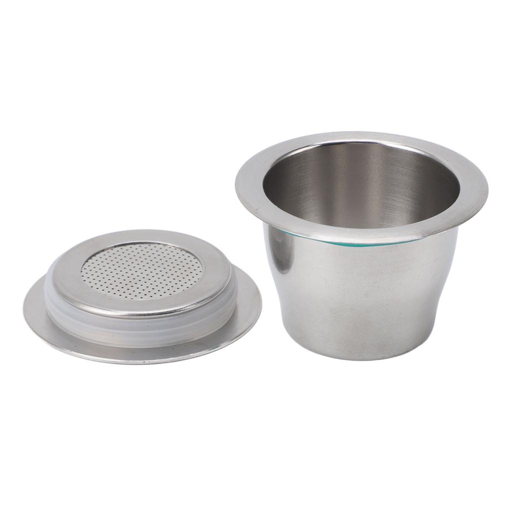 Кофейная капсула многоразового использования из нержавеющей стали с фильтровальной бумагой ложкой-щеткой для кофеварки