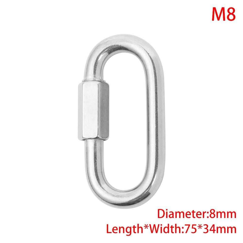 Винтовой замок Быстрые звенья Безопасный карабин Карабины Альпинистское снаряжение Соединительное кольцо цепи карабина