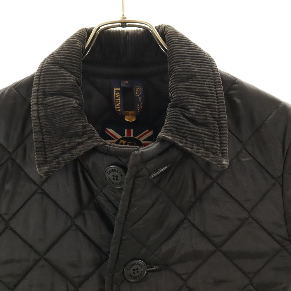 LAVENHAM Сделано в Англии Стеганая куртка 34 черный Женская Б/У