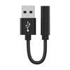 USB-кабель 3,5 мм для звука телефона, стерео-шнур USB на 3,5 мм для наушников, вспомогательный кабель звуковой карты, передача сигнала